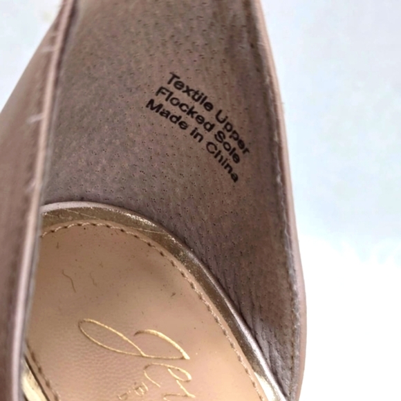 Jewel Badgley Mischka Elegant Wedge Heels Size 8.5 - Picture 6 of 9